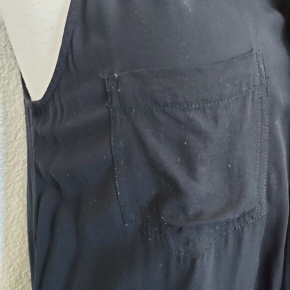 🔴3/$20 Inc Black Short Sleeve Button Top Size M - Picture 7 of 10